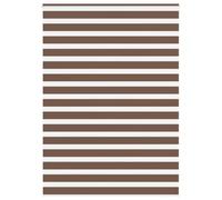 vidaXL Store zèbre Marron 155x200cm Largeur du Tissu 150,9cm Polyester