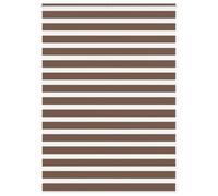 Vidaxl Store Zèbre Marron 160x230cm Largeur Du Tissu 155,9cm Polyester