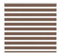 Vidaxl Store Zèbre Marron 165x100cm Largeur Du Tissu 160,9cm Polyester