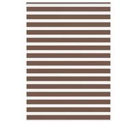 Vidaxl Store Zèbre Marron 165x200cm Largeur Du Tissu 160,9cm Polyester