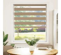 vidaXL Store zèbre marron sable largeur du tissu 110 9 cm polyester 4014550