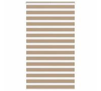 Vidaxl Store Zèbre Marron Sable Largeur Du Tissu 120,9 Cm Polyester