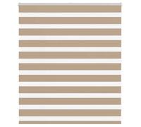 Vidaxl Store Zèbre Marron Sable Largeur Du Tissu 130,9 Cm Polyester