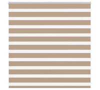 vidaXL Store zèbre largeur tissu 135,9 cm - Marron sable