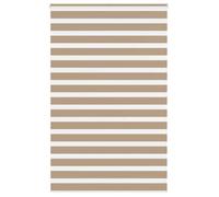 Vidaxl Store Zèbre Marron Sable Largeur Du Tissu 140,9 Cm Polyester