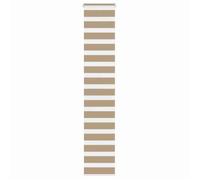 vidaXL Store zèbre marron sable largeur du tissu 35,9 cm polyester, store à enrouleur zébré, store zébré pour fenêtre, store 4014561