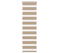 Vidaxl Store Zèbre Marron Sable Largeur Du Tissu 45,9 Cm Polyester