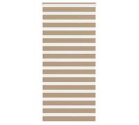 Vidaxl Store Zèbre Marron Sable Largeur Du Tissu 90,9 Cm Polyester