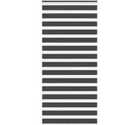vidaXL Store zèbre noir 95x230 cm largeur du tissu 90,9 cm polyester, store à enrouleur zébré, store zébré pour fenêtre, 4014286 Noir