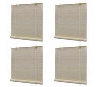 vidaXL Stores bambou 120x160 cm Naturel
