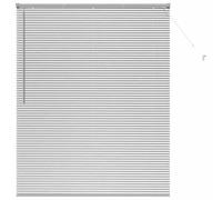 vidaXL Stores vénitiens Argenté 175 x 140 cm Aluminium, Stores en Aluminium rectangulaires Modernes, Ajustables, pour fenêtre, contrôle de la lumière et intimité à la Maison