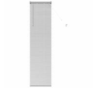 vidaXL Stores vénitiens Argenté 175 x 45 cm Aluminium, Stores en Aluminium rectangulaires Modernes, Ajustables, pour fenêtre, contrôle de la lumière et intimité à la Maison