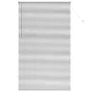 vidaXL Stores vénitiens Argenté 220 x 125 cm Aluminium, Stores en Aluminium rectangulaires Modernes, Ajustables, pour fenêtre, contrôle de la lumière et intimité à la Maison