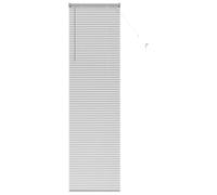vidaXL Stores vénitiens Argenté 220 x 55 cm Aluminium, Stores en Aluminium rectangulaires Modernes, Ajustables, pour fenêtre, contrôle de la lumière et intimité à la Maison