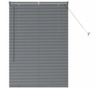 vidaXL Stores vénitiens Gris foncé 130 x 95 cm Aluminium, Stores en Aluminium rectangulaires Modernes, Ajustables, pour fenêtre, contrôle de la lumière et intimité à la Maison