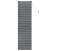 vidaXL Stores vénitiens Gris foncé 220 x 60 cm Aluminium, Stores en Aluminium rectangulaires Modernes, Ajustables, pour fenêtre, contrôle de la lumière et intimité à la Maison