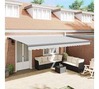vidaXL, structure de support de store, anthracite, 500 x 300 cm, aluminium