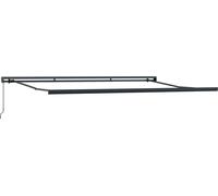 vidaXL Structure manuelle pour stores, 4,5 x 3 mètres, anthracite