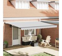 vidaXL Structure manuelle pour stores, 4,5 x 3 mètres, anthracite