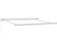vidaXL Structure manuelle pour stores, dimensions 3,5 x 2,5 m, couleur blanche