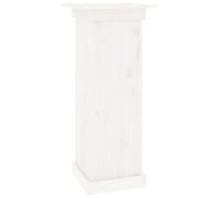 Vidaxl Support À Fleurs Blanc 40x40x90 Cm Bois De Pin Solide
