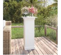 vidaXL Support à fleurs Blanc 40x40x90 cm Bois de pin solide 823635