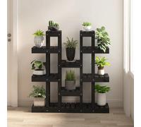 vidaXL Support à plantes - Noir