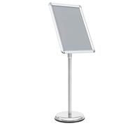 Support d affiche A3 sur pied Argenté Alliage d aluminium argenté G