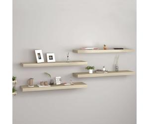 vidaXL Support de moniteur avec rangement gris béton bois d'ingénierie