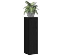 vidaXL Support de plante rectangulaire 2 pcs Chêne noir 17 x 17 x 60 cm
