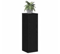 vidaXL Support de Plante 2 pcs Chêne Noir 25 x 25 x 80 cm, Support de Plantes pour Salon, présentoir rectangulaire, Pot pour Herbes, déco botanique, Accessoire Jardin