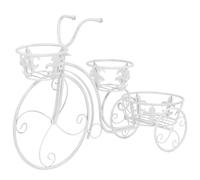 vidaXL Support de Plantes sous Forme de Vélo Style Vintage Métal Porte-plantes