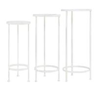 vidaXL Support de plantes Vintage 3 pcs