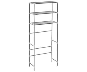 vidaXL Support de Rangement à 3 Niveaux Etagère de Salle de Bain Meuble de Rangement au-Dessus des Lave-Linges Etagère de Stockage