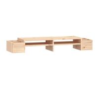 vidaXL Support d'écran 100x27,5x15 cm pin massif