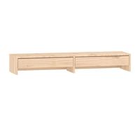 vidaXL Support d'écran 100x27x15 cm pin massif