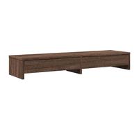 vidaXL Support d'écran avec tiroirs aspect chêne 100x27x15 cm