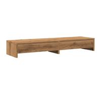 vidaXL Support d'écran avec tiroirs Chêne Artisan 100x27x15 cm