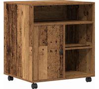 vidaXL Support d'impression vieux bois 60 x 50 x 67 cm Bois composite