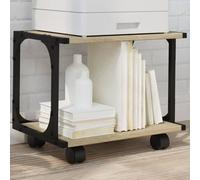 vidaXL Support d'imprimante à 2 niveaux chêne sonoma 41x28x33,5 cm