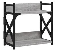 Support d imprimante à 2 niveaux Sonoma gris 40x20x40 cm sonoma gris G