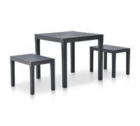 vidaXL Support d'imprimante avec roulettes blanc 60x50x67 cm