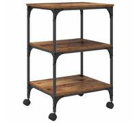Support d'Imprimante à 3 Niveaux Table d’Impression Rangement Bureau vidaXL