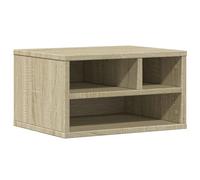 vidaXL Support d'imprimante chêne sonoma 40x32x22,5 cm bois ingénierie avec rangement