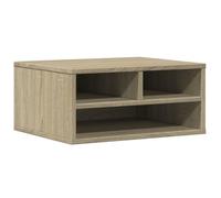 vidaXL Support d'imprimante Chêne Sonoma bois d'ingénierie 49x40x22,5 cm avec rangement