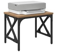 vidaXL Support d'imprimante Réglable Chêne Artisanal 40 x 30 x 31 cm, Support Réglable, Imprimante Rectangulaire, Organisateur de Bureau, Table Moderne, Équipement de Hauteur