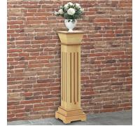 vidaXL Support pour plantes classique en colonne Bois clair 17x17x66 cm
