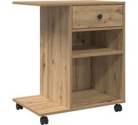 vidaXL Support pour imprimante Uni Artisanat Chêne 60 x 40 x 68,5 cm