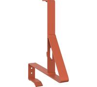 vidaXL Support pour pare-neige, lot de 12, rouge, 29,5 x 3 x 34,5 cm