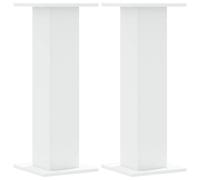 vidaXL Support pour plantes 2 pcs. Blanc 30x30x80 cm Bois composite